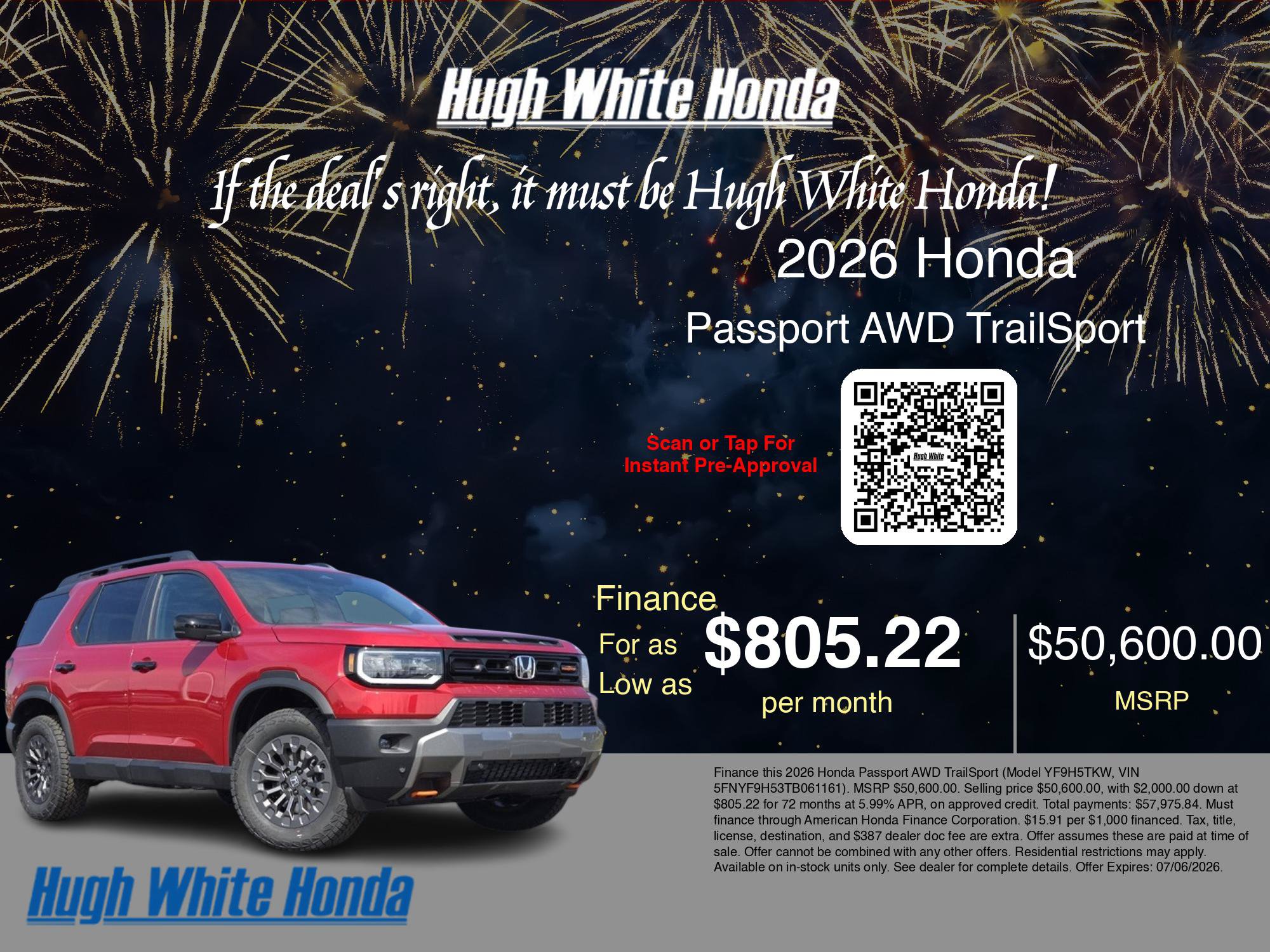 New 2026 Honda Passport TrailSport image 7
