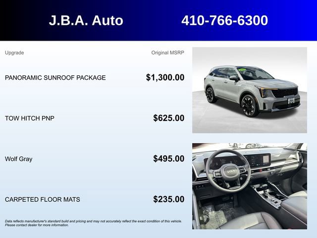 Used 2025 Kia Sorento EX w/ Panoramic Sunroof Package image 5