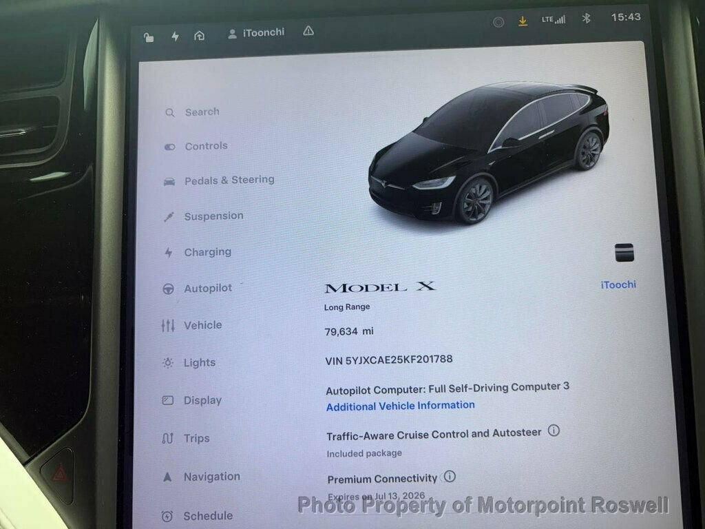 Used 2019 Tesla Model X Long Range AWD/4WD image 18