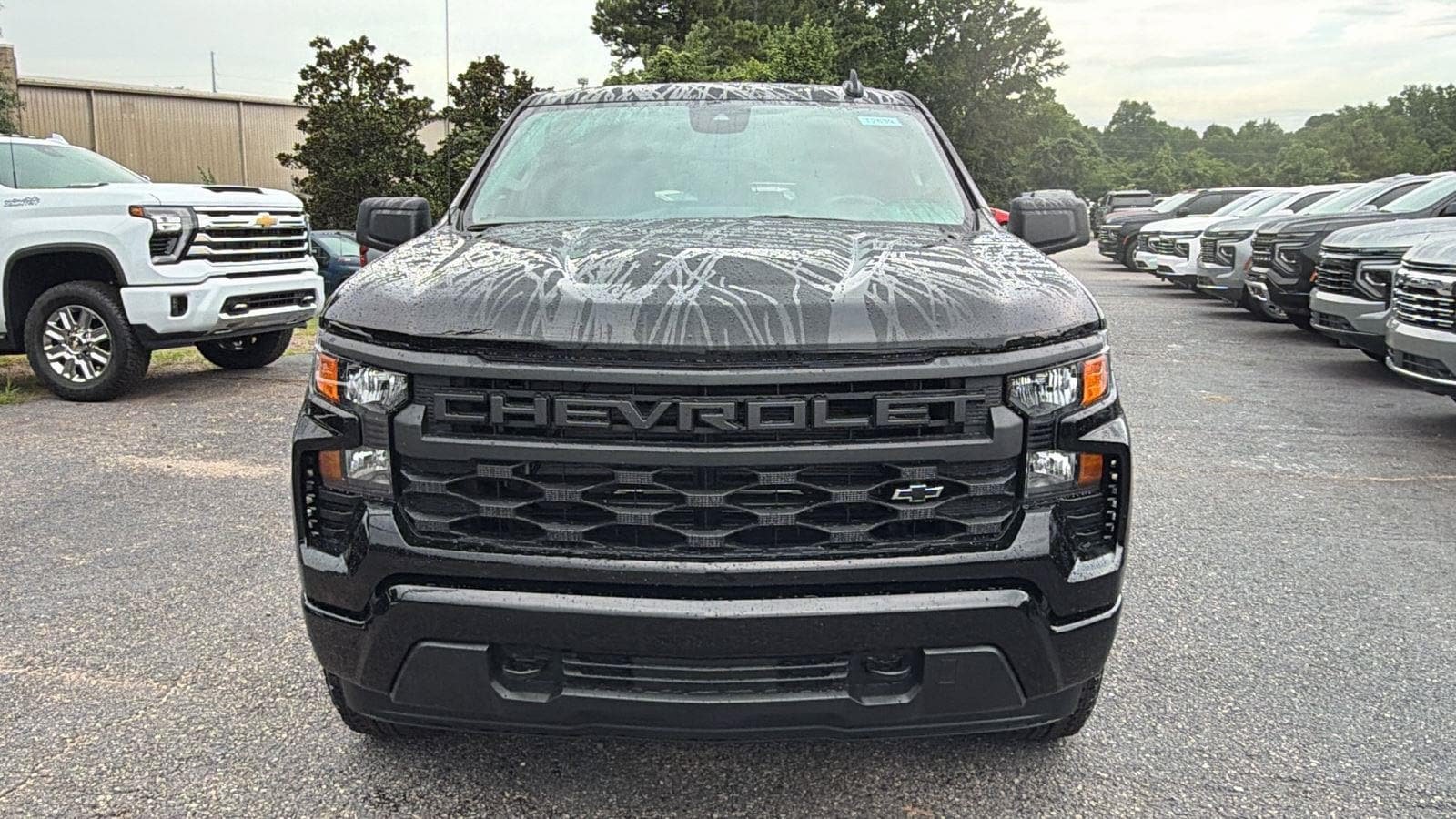 New 2026 Chevrolet Silverado 1500 Custom w/ Turbomax Blackout Package RWD image 2