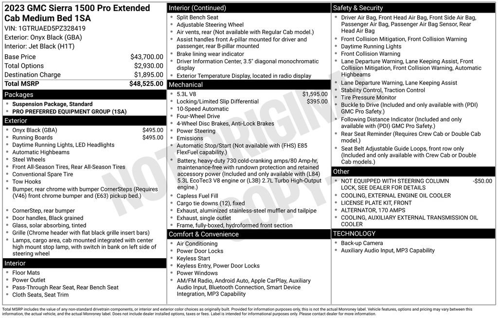 Used 2023 GMC Sierra 1500 Pro AWD/4WD image 6