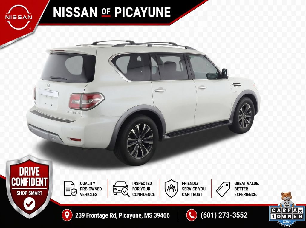 Used 2018 Nissan Armada Platinum w/ Captain Seat Package RWD image 4