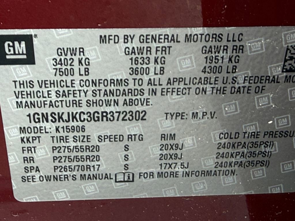 Used 2016 Chevrolet Suburban LTZ AWD/4WD image 30