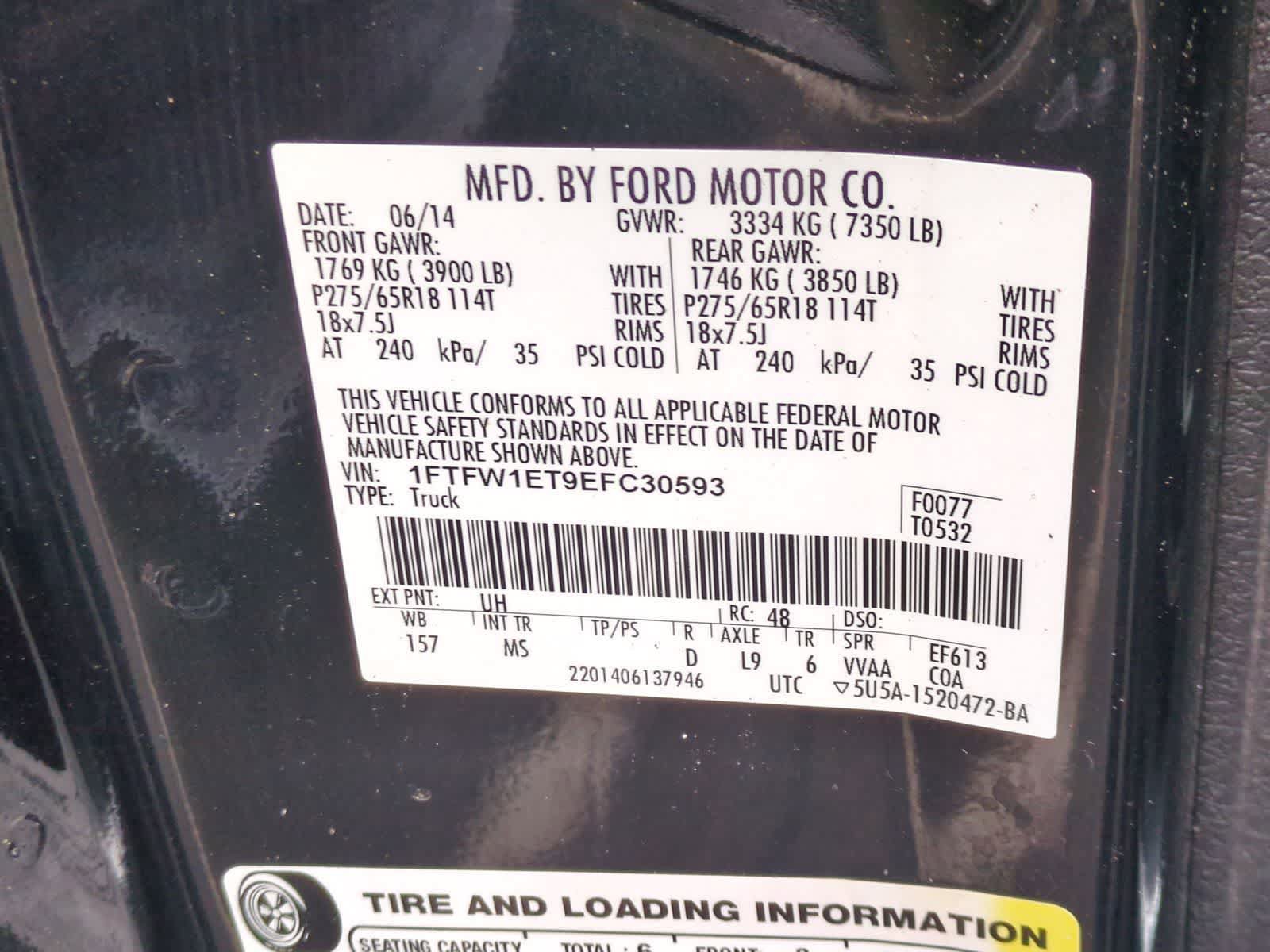 Used 2014 Ford F150 XLT w/ Equipment Group 302A Luxury AWD/4WD image 34