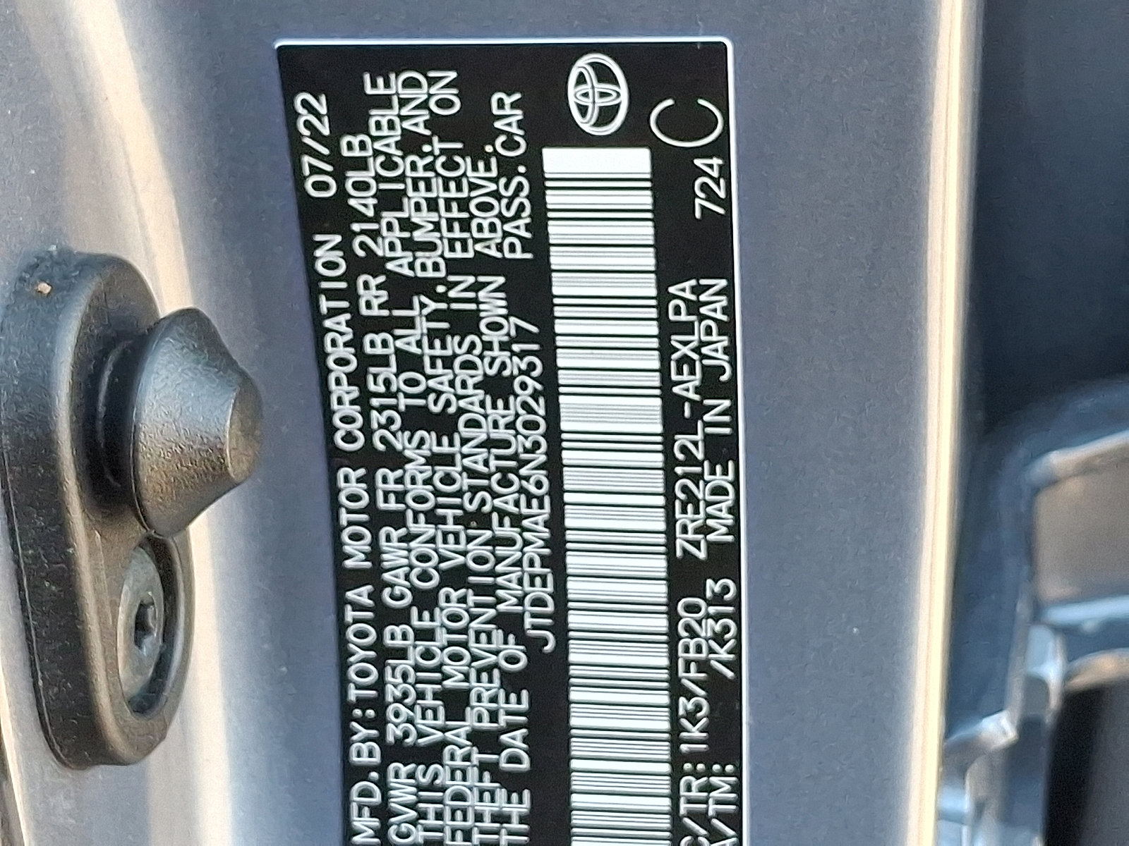 Certified 2022 Toyota Corolla LE image 27