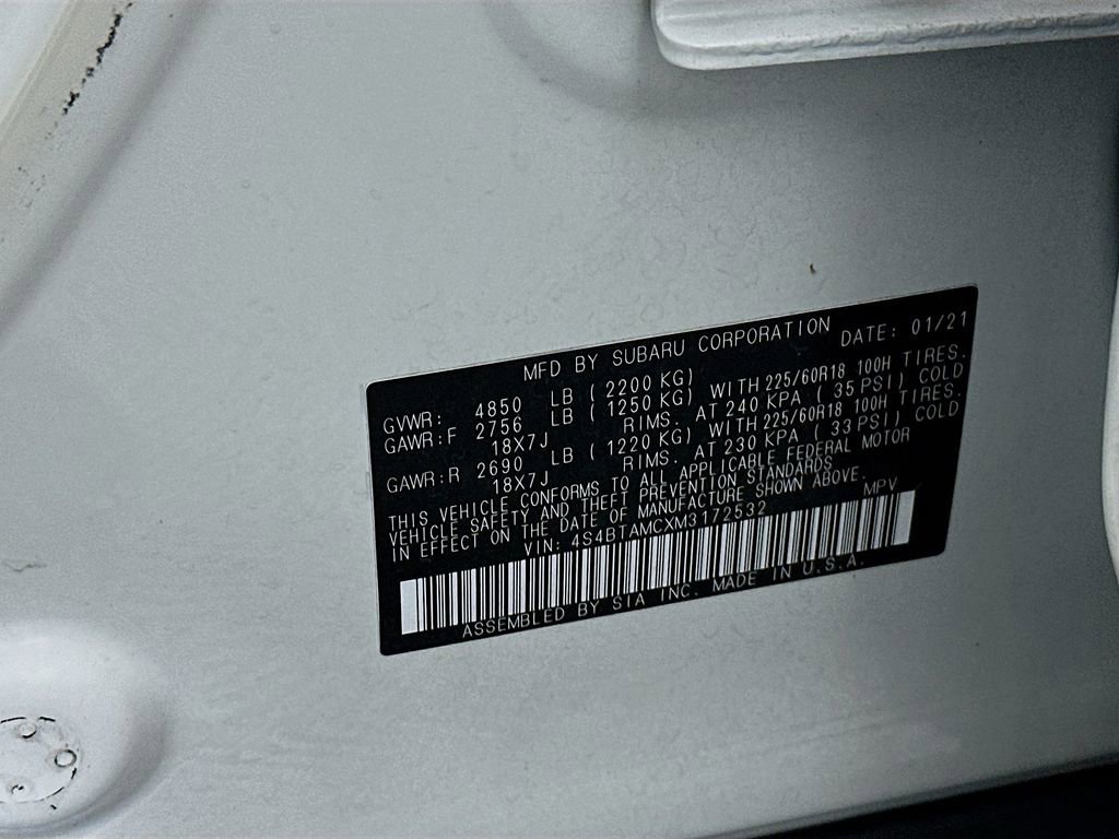 Used 2021 Subaru Outback Limited image 30