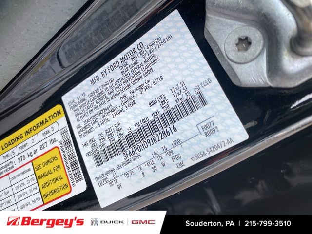 Used 2018 Ford Fusion SE w/ Fusion SE Technology Package image 37