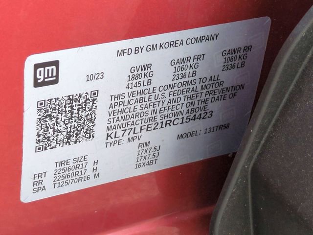 Used 2024 Chevrolet Trax LS w/ LS Convenience Package FWD image 26