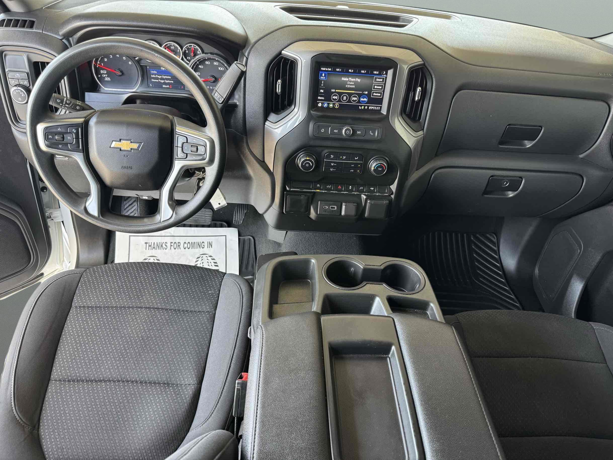 Used 2021 Chevrolet Silverado 1500 Custom w/ LPO, Dark Essentials Package RWD image 12