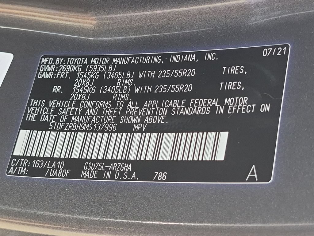 Used 2021 Toyota Highlander Platinum AWD/4WD image 44
