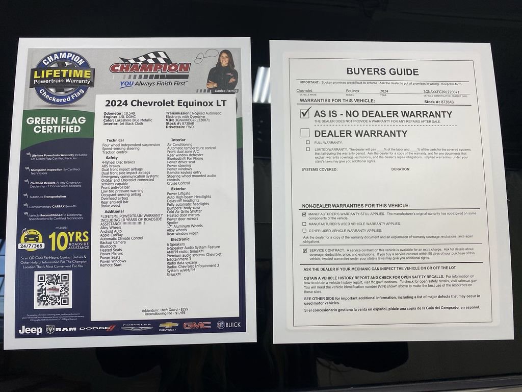 Certified 2024 Chevrolet Equinox LT image 44