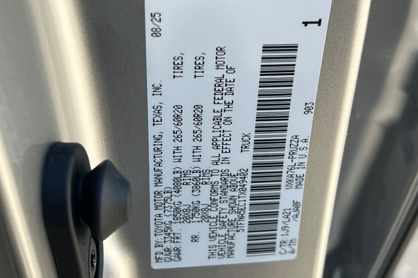 New 2026 Toyota Tundra Platinum image 21