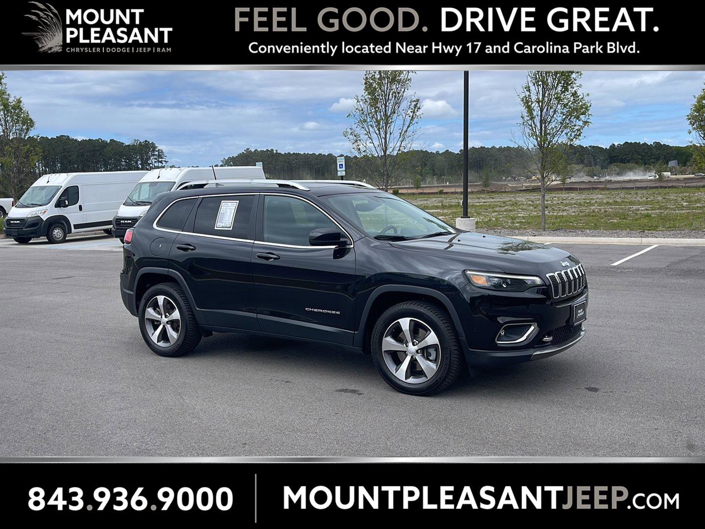 Used 2021 Jeep Cherokee Limited w/ Elite Package image 1