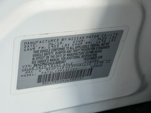 Used 2018 Nissan Kicks SV w/ Exterior Package FWD image 17