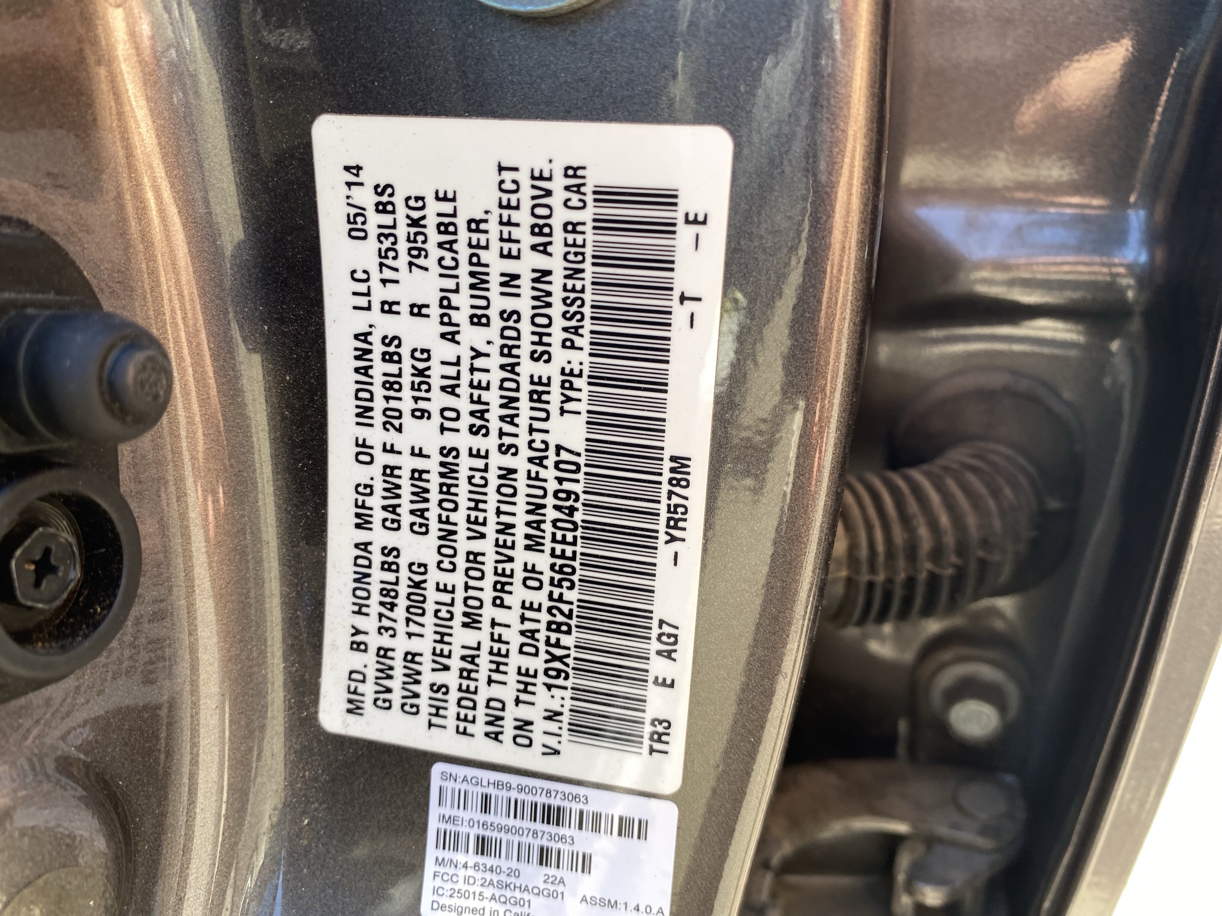 Used 2014 Honda Civic LX image 33