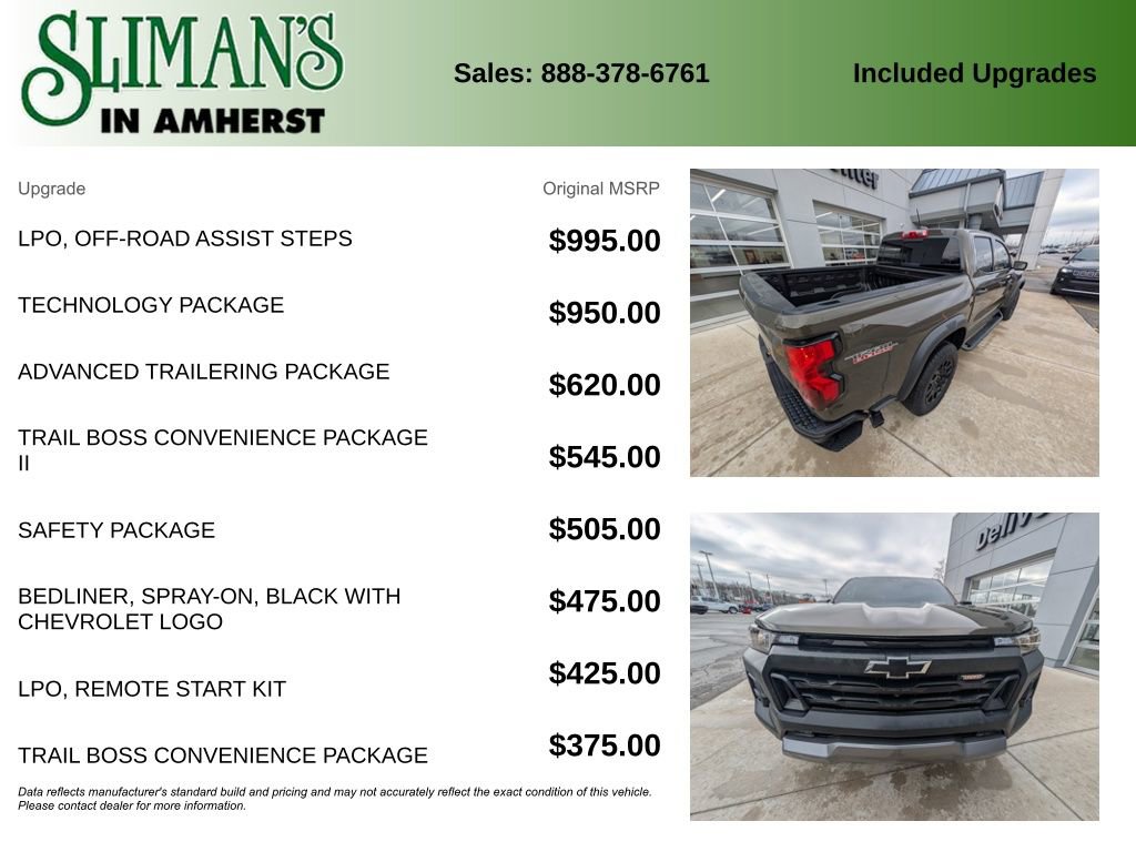 Used 2024 Chevrolet Colorado Trail Boss w/ Technology Package image 12