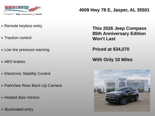 New 2026 Jeep Compass Latitude AWD/4WD image 9
