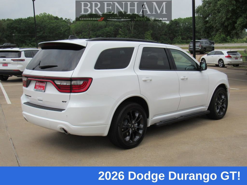 New 2026 Dodge Durango GT w/ Blacktop Package RWD image 3