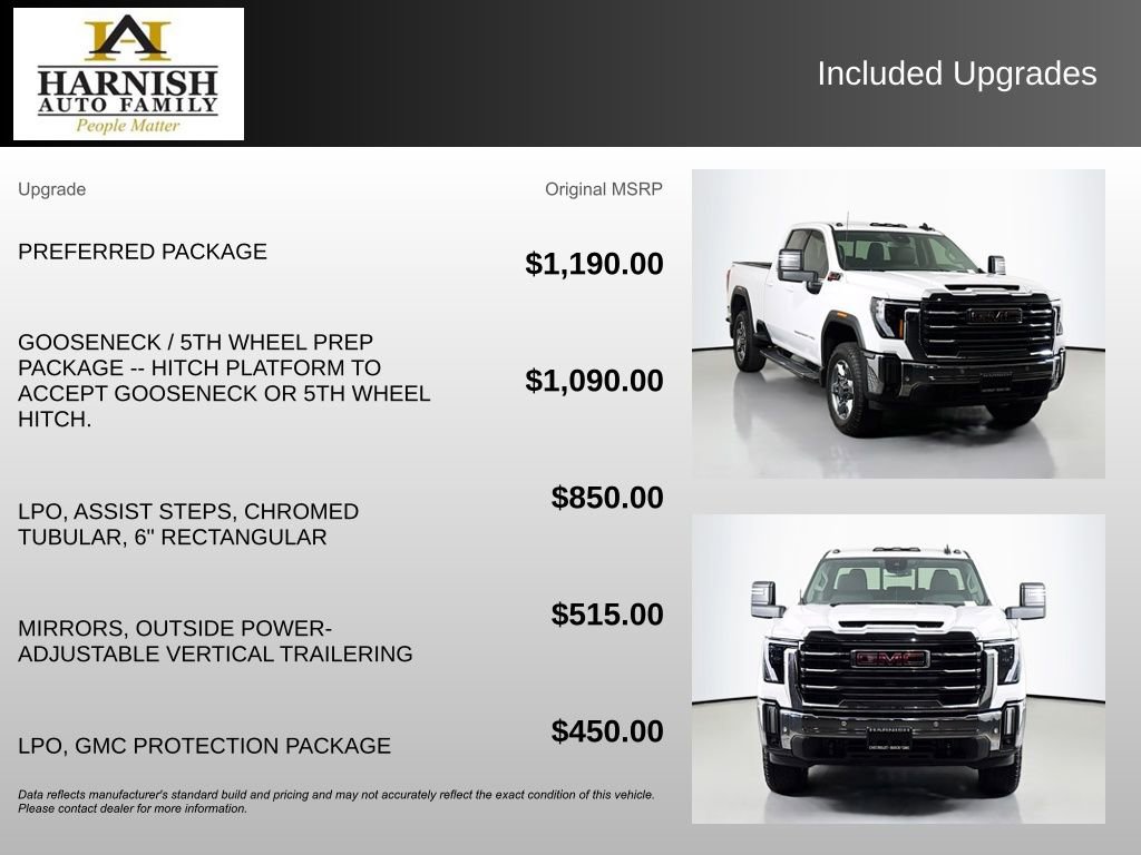 Used 2025 GMC Sierra 2500 SLE w/ SLE Value Package; image 8