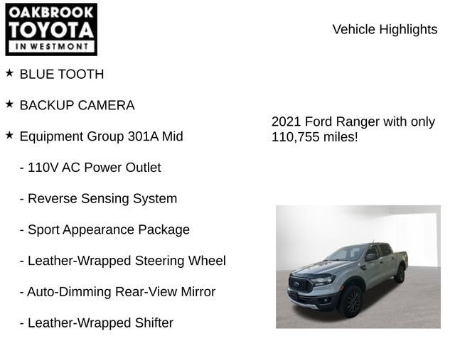 Used 2021 Ford Ranger XLT w/ Equipment Group 301A Mid AWD/4WD image 5