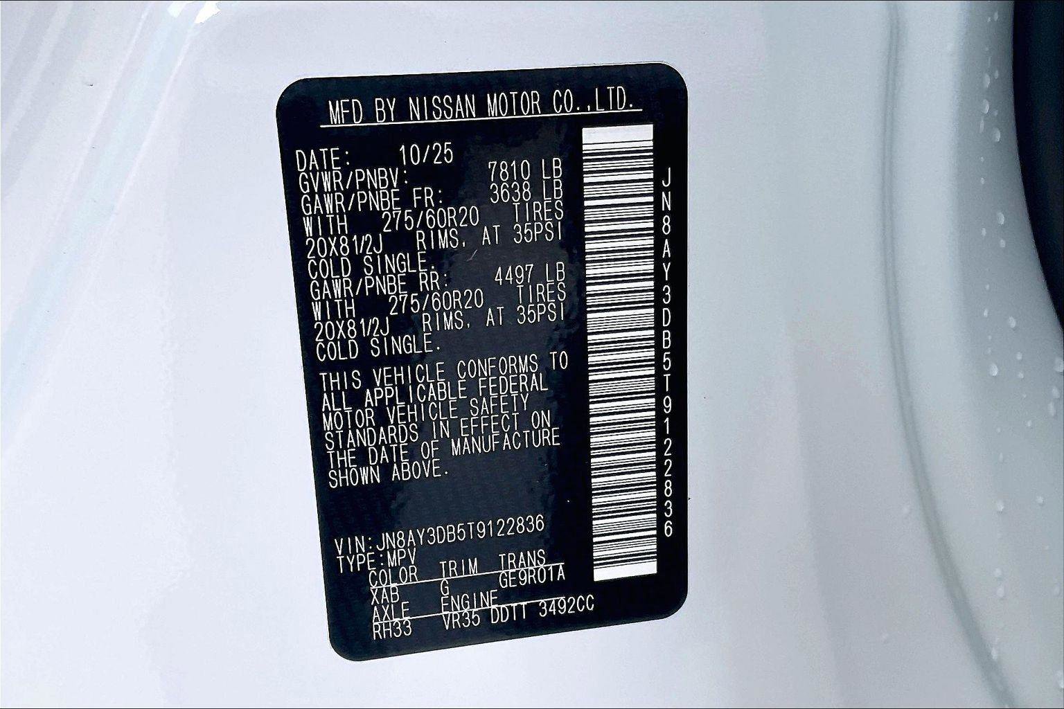 New 2026 Nissan Armada PRO-4X w/ Captain's Chari Seat Package image 14