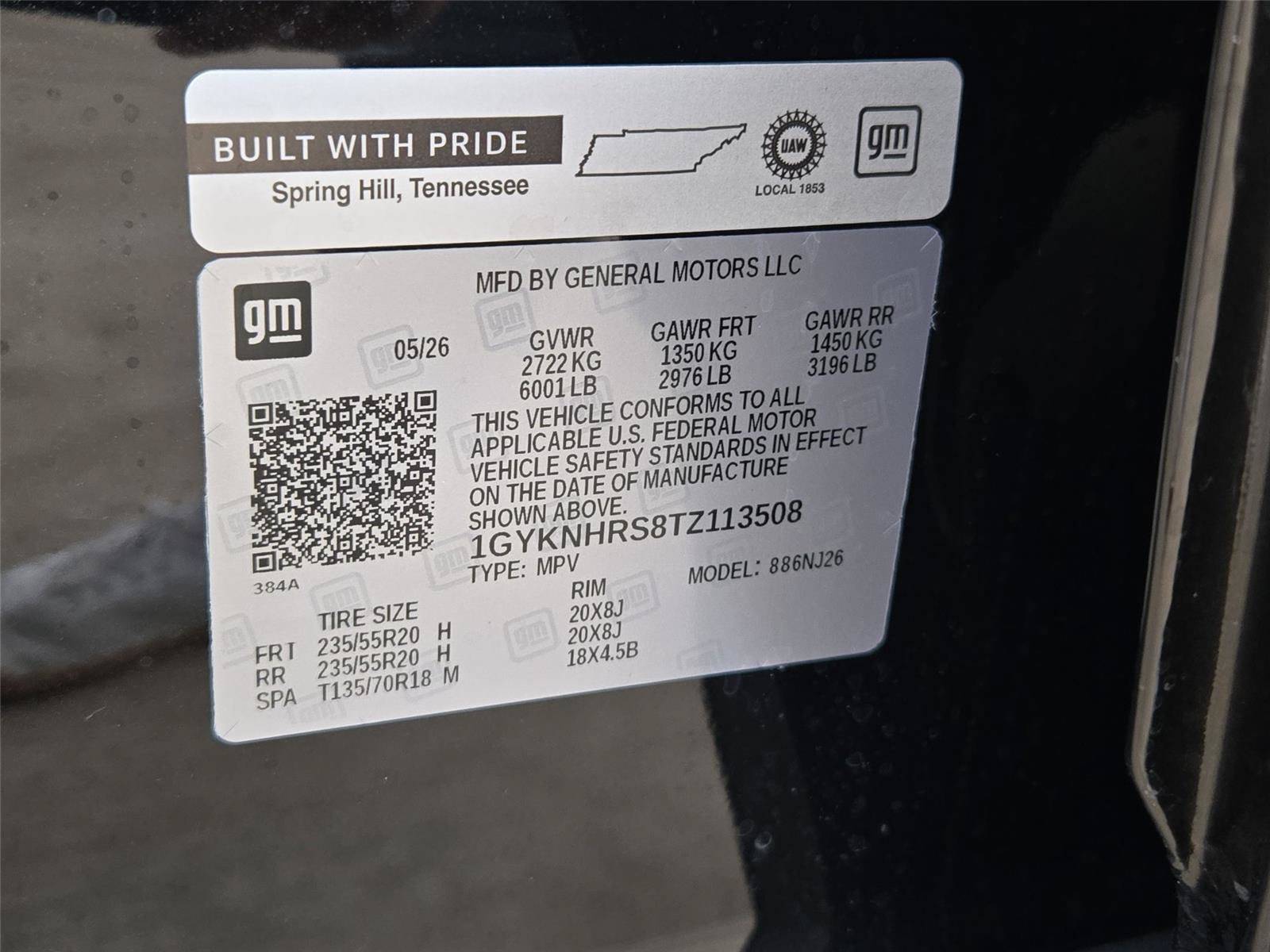 New 2026 Cadillac XT5 Sportv w/ LPO, Onyx Lite Package AWD/4WD image 34
