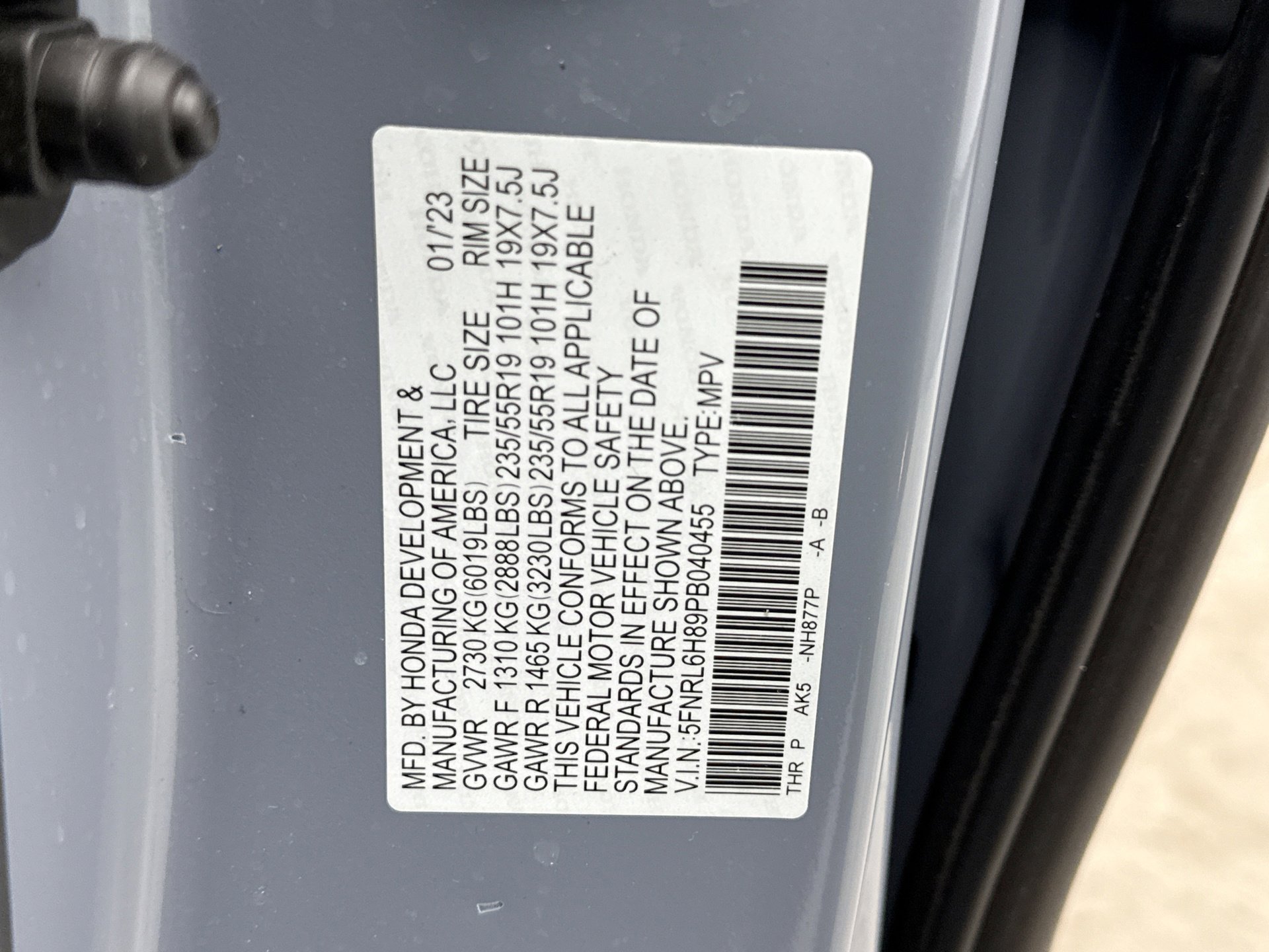 Used 2023 Honda Odyssey Touring image 11