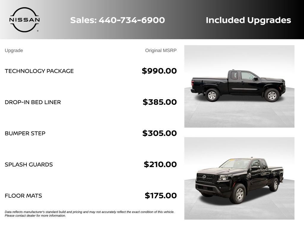 Certified 2022 Nissan Frontier S w/ Technology Package AWD/4WD image 8
