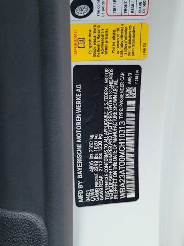 Used 2021 BMW 430i Convertible w/ M Sport Package RWD image 31