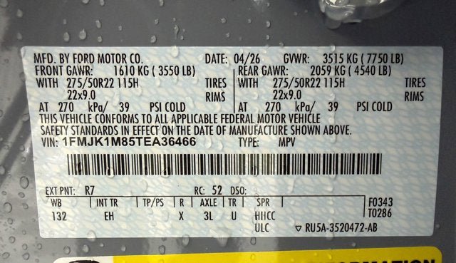 New 2026 Ford Expedition Max Platinum AWD/4WD image 16