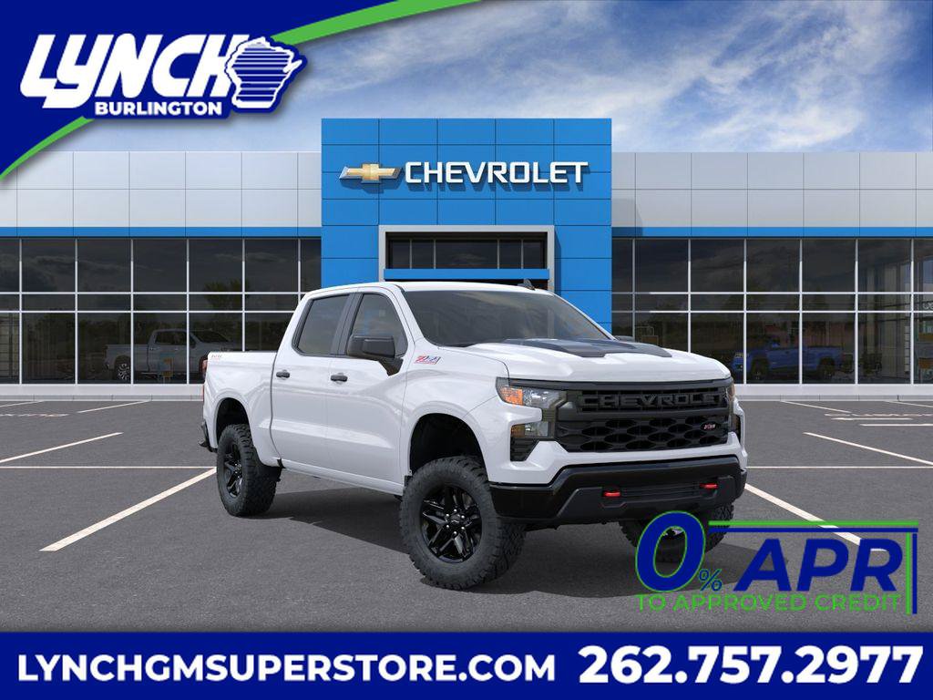 New 2026 Chevrolet Silverado 1500 Custom Trail Boss w/ LPO, Dark Essentials Package