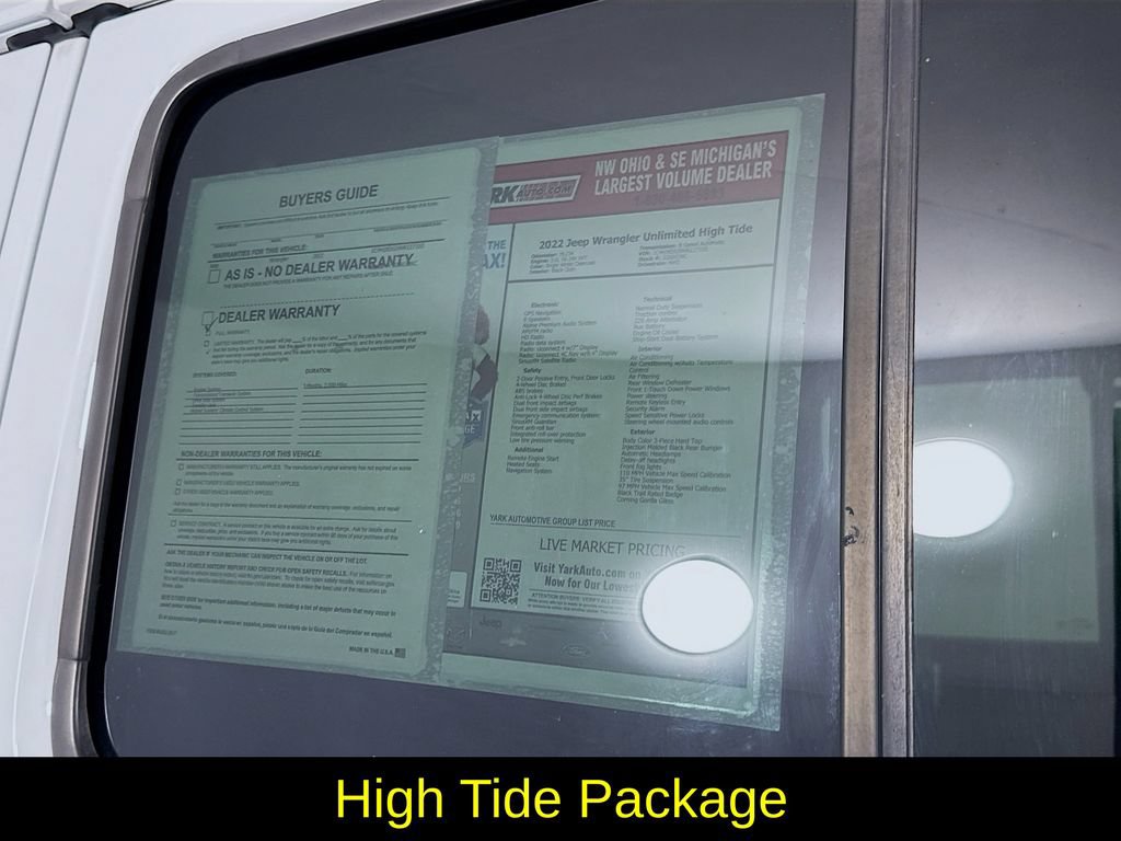 Used 2022 Jeep Wrangler Unlimited Sport AWD/4WD image 13