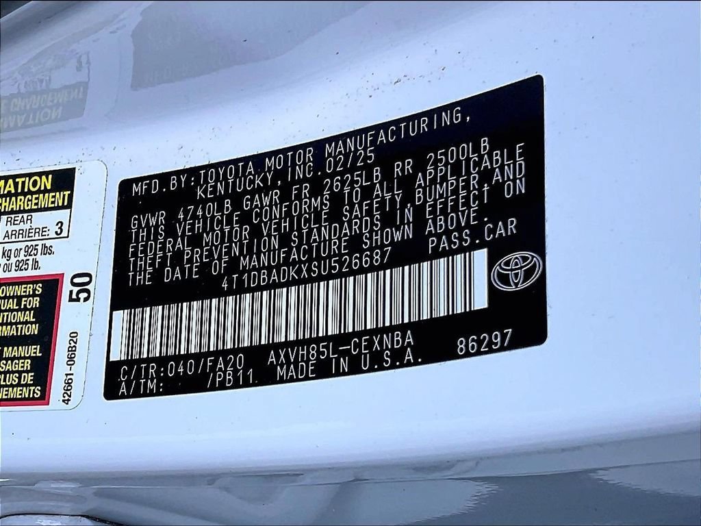 Used 2025 Toyota Camry LE w/ Convenience Package AWD/4WD image 34