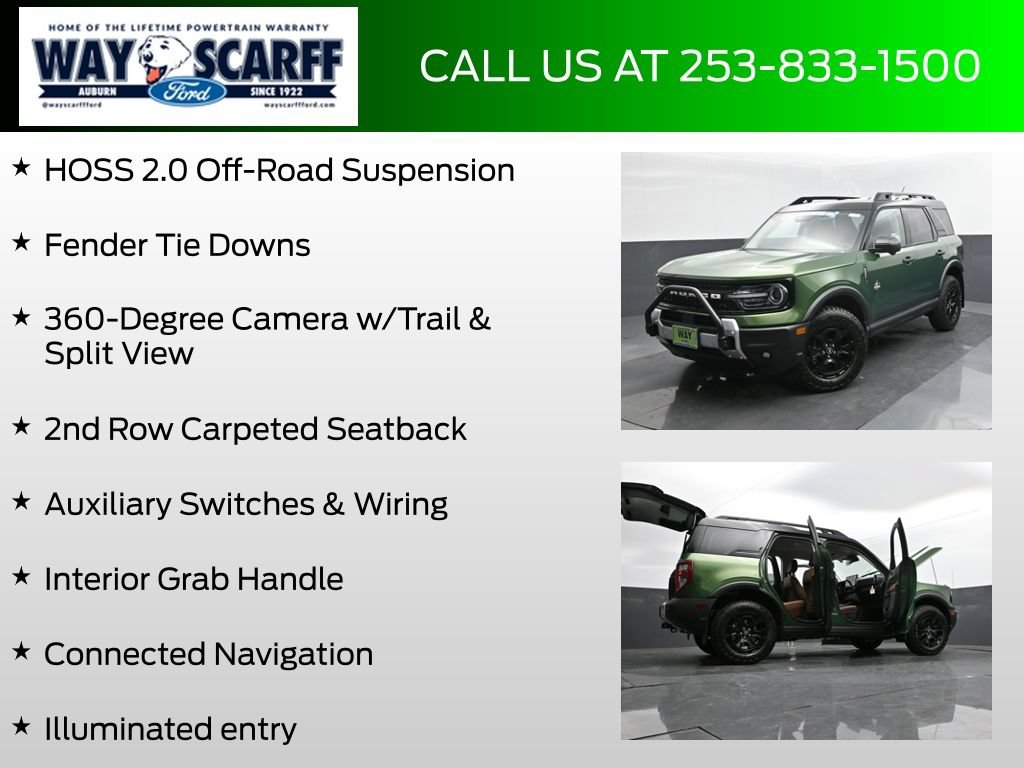 New 2025 Ford Bronco Sport Outer Banks w/ Sasquatch Outer Banks Package AWD/4WD image 31