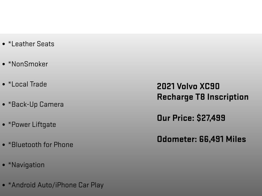 Used 2021 Volvo XC90 T8 Inscription w/ Advanced Package AWD/4WD image 18