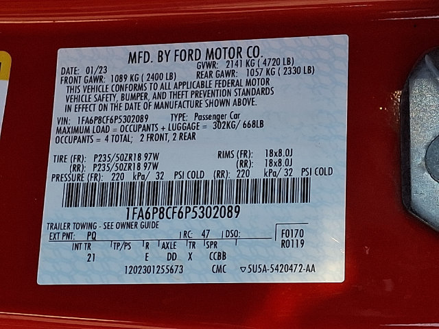 Used 2023 Ford Mustang GT w/ Equipment Group 301A RWD image 26