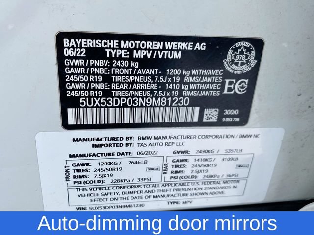 Used 2022 BMW X3 xDrive30i AWD/4WD image 34