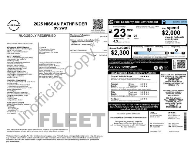 Used 2025 Nissan Pathfinder SV FWD image 31