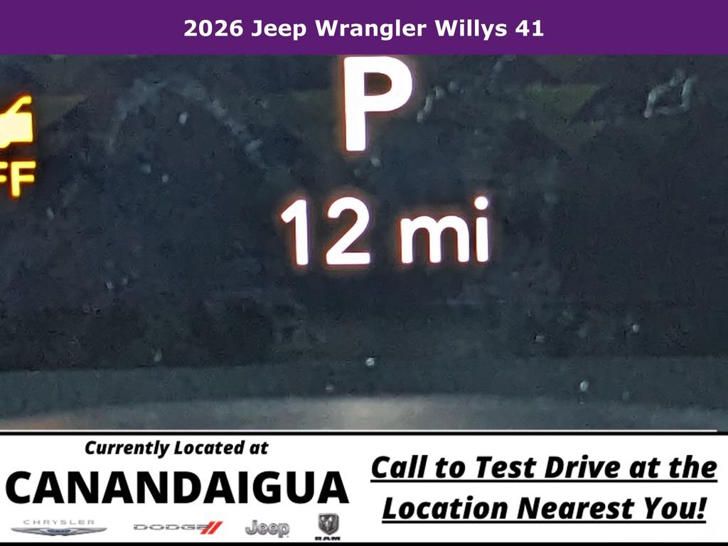 New 2026 Jeep Wrangler Unlimited Sport AWD/4WD image 14