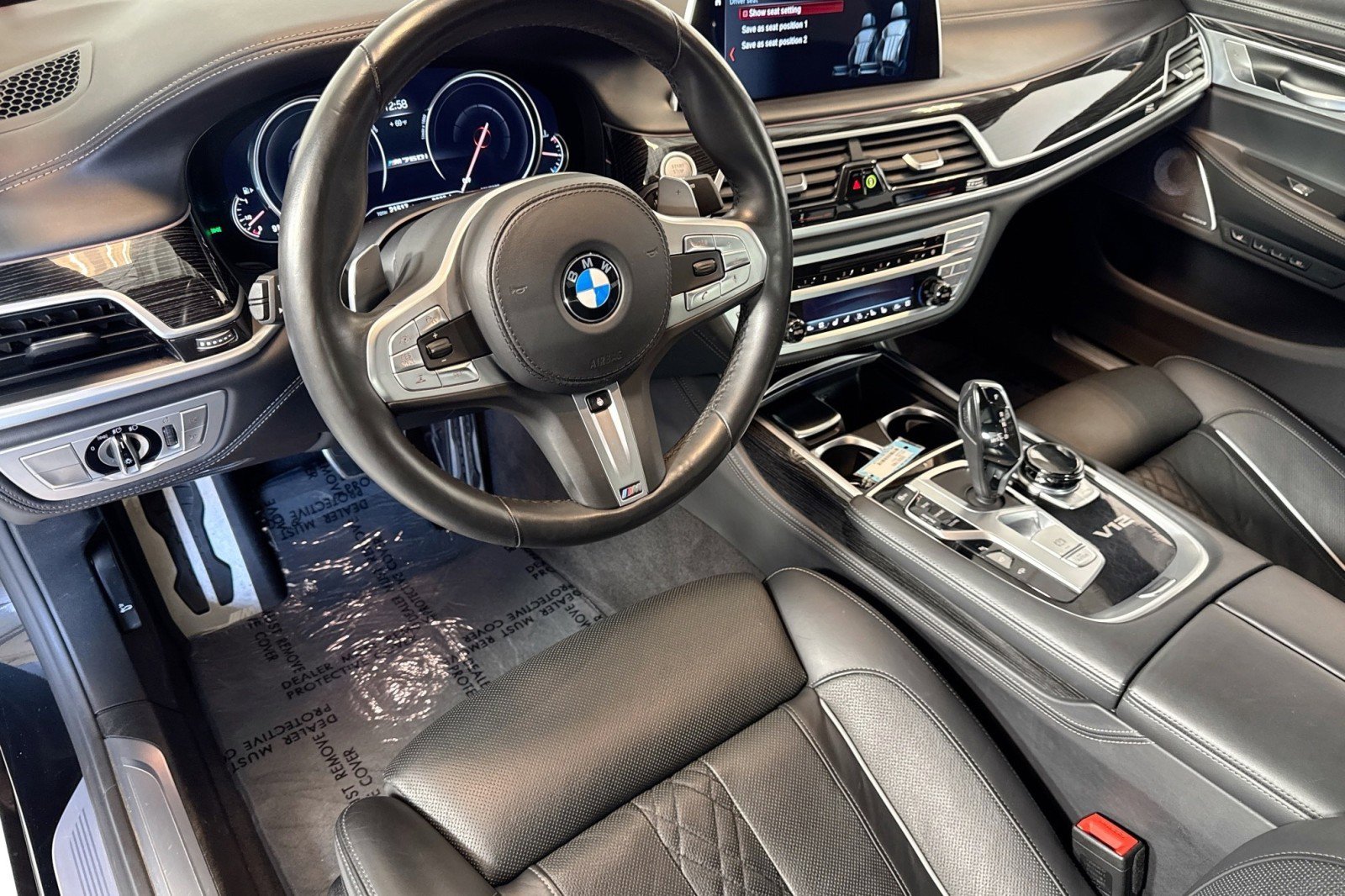 Used 2019 BMW M760i xDrive w/ Luxury Rear Seating Package image 9