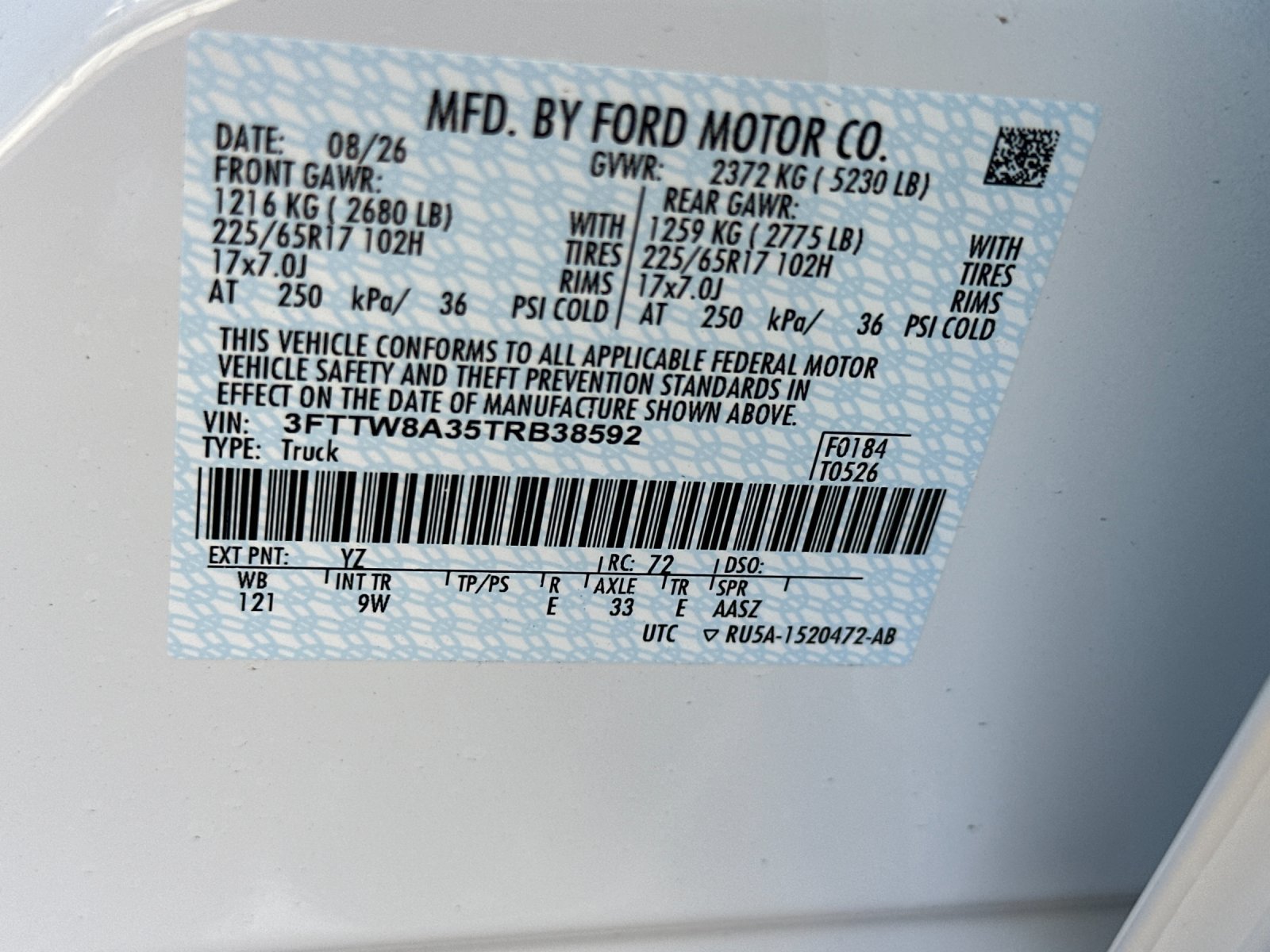 New 2026 Ford Maverick XL FWD image 25
