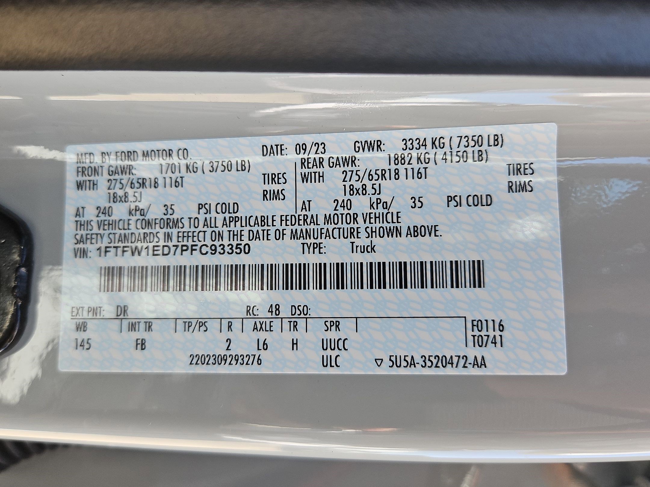 Used 2023 Ford F150 XLT w/ Equipment Group 302A High image 35