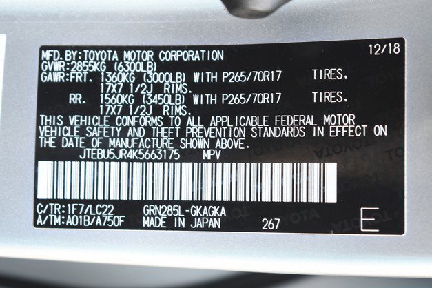 Certified 2019 Toyota 4Runner TRD Off-Road Premium AWD/4WD image 33