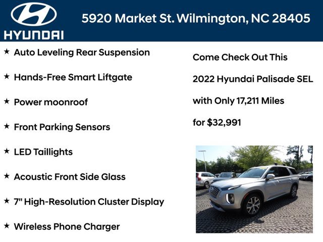 Certified 2022 Hyundai Palisade SEL w/ Convenience Package FWD image 17