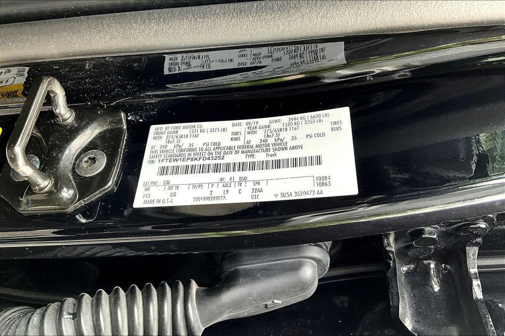 Certified 2019 Ford F150 XLT w/ Equipment Group 302A Luxury AWD/4WD image 23