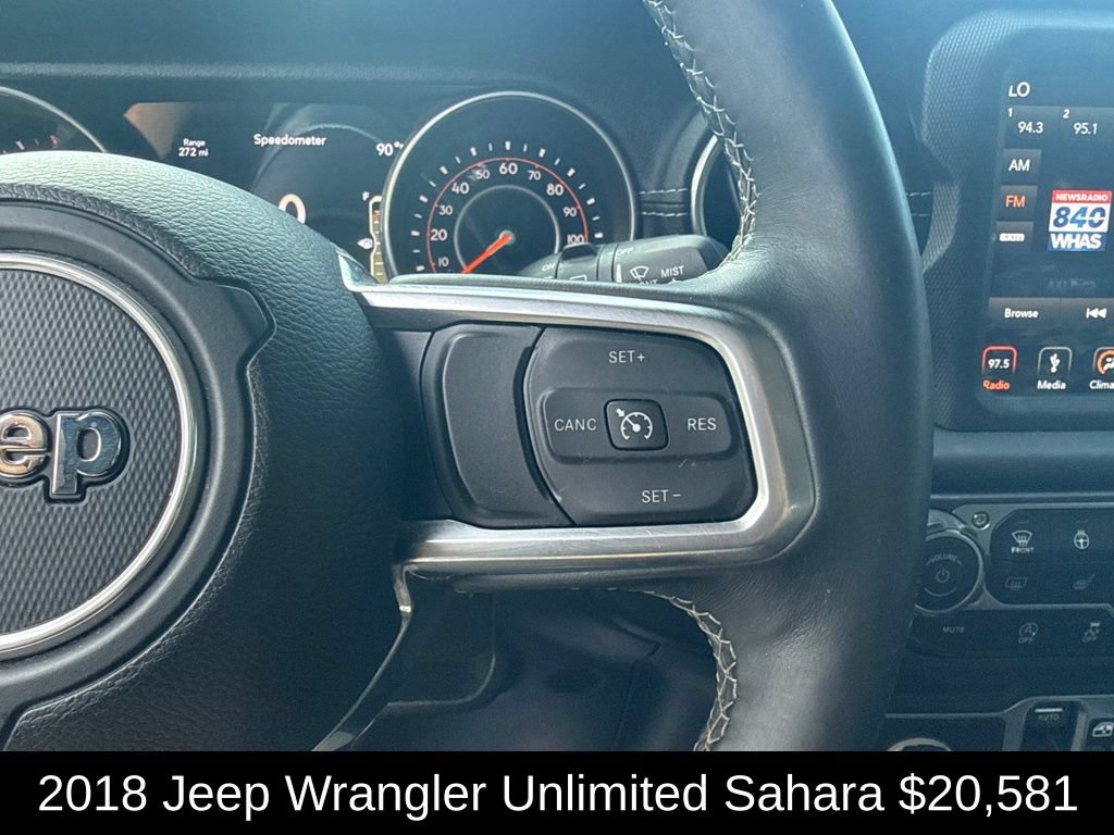 Used 2018 Jeep Wrangler Unlimited Sahara AWD/4WD image 33