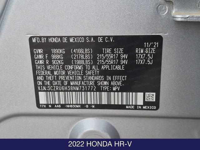 Used 2022 Honda HR-V LX image 25