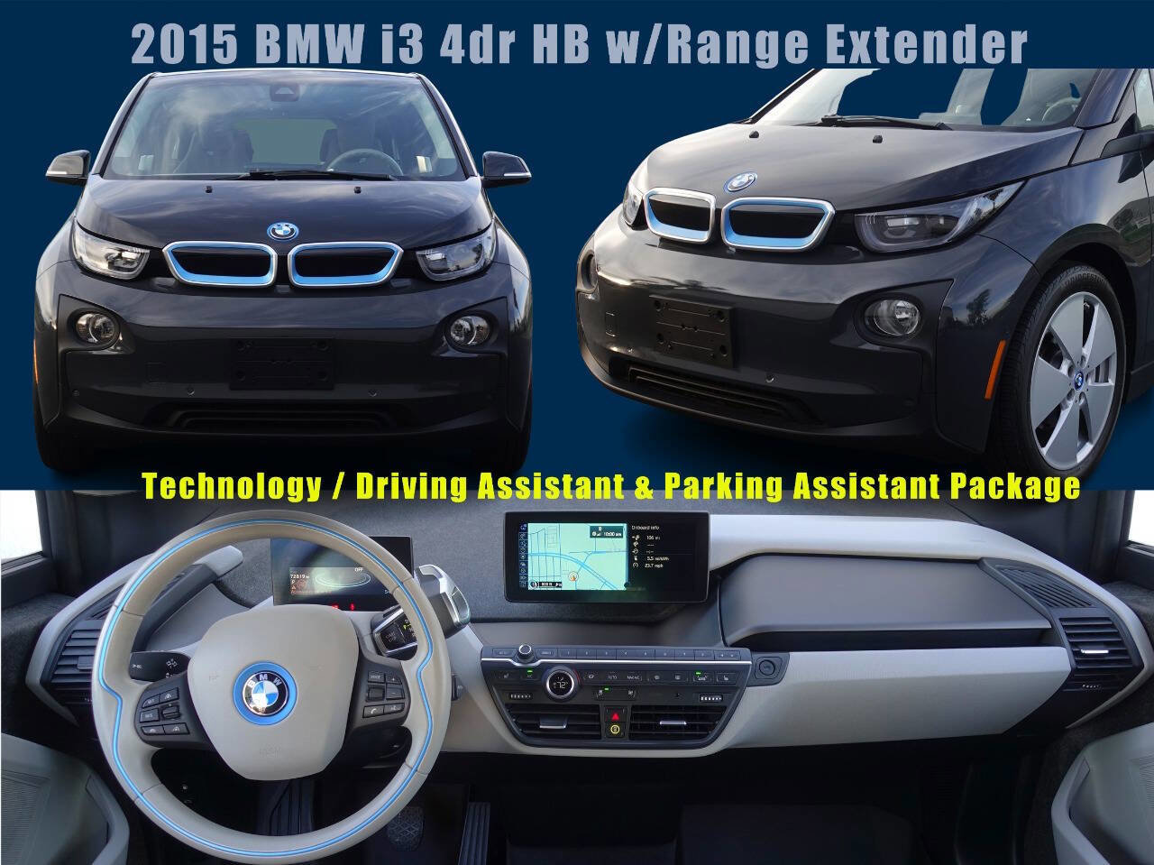 Used 2015 BMW i3 w/ Range Extender RWD image 2