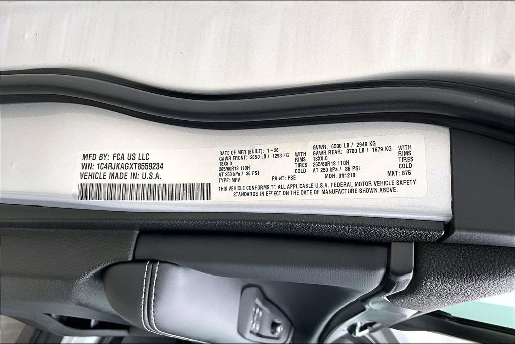 New 2026 Jeep Grand Cherokee L 4WD image 35