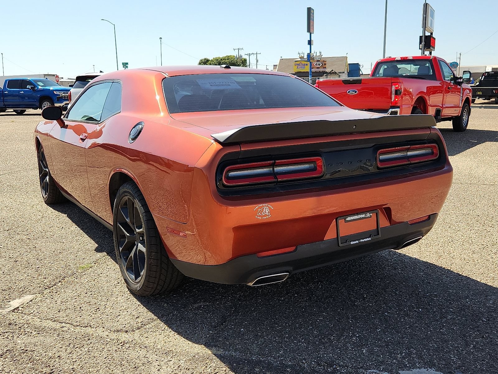 Used 2021 Dodge Challenger SXT w/ Blacktop Package RWD image 3